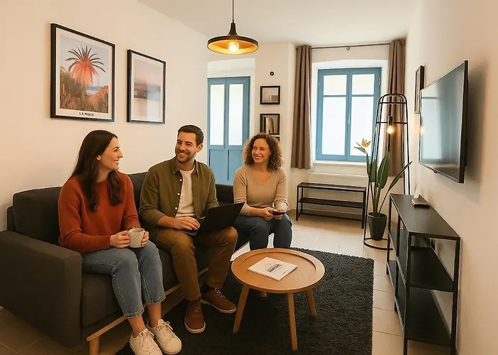 Modern 50sqm Sleeps 4 Free Parking Apartamento