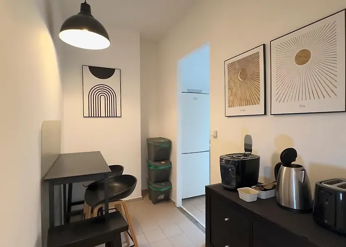 Modern 50sqm Sleeps 4 Free Parking Lejlighed Berlin